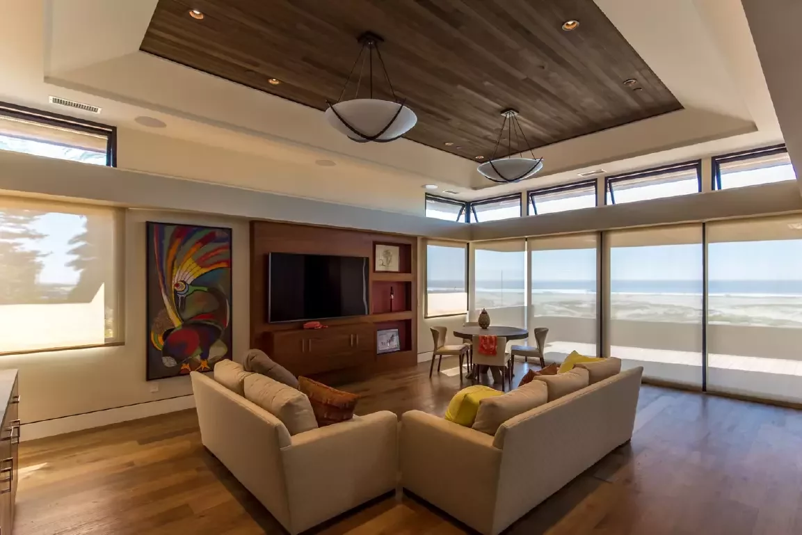 Family room with video and audio