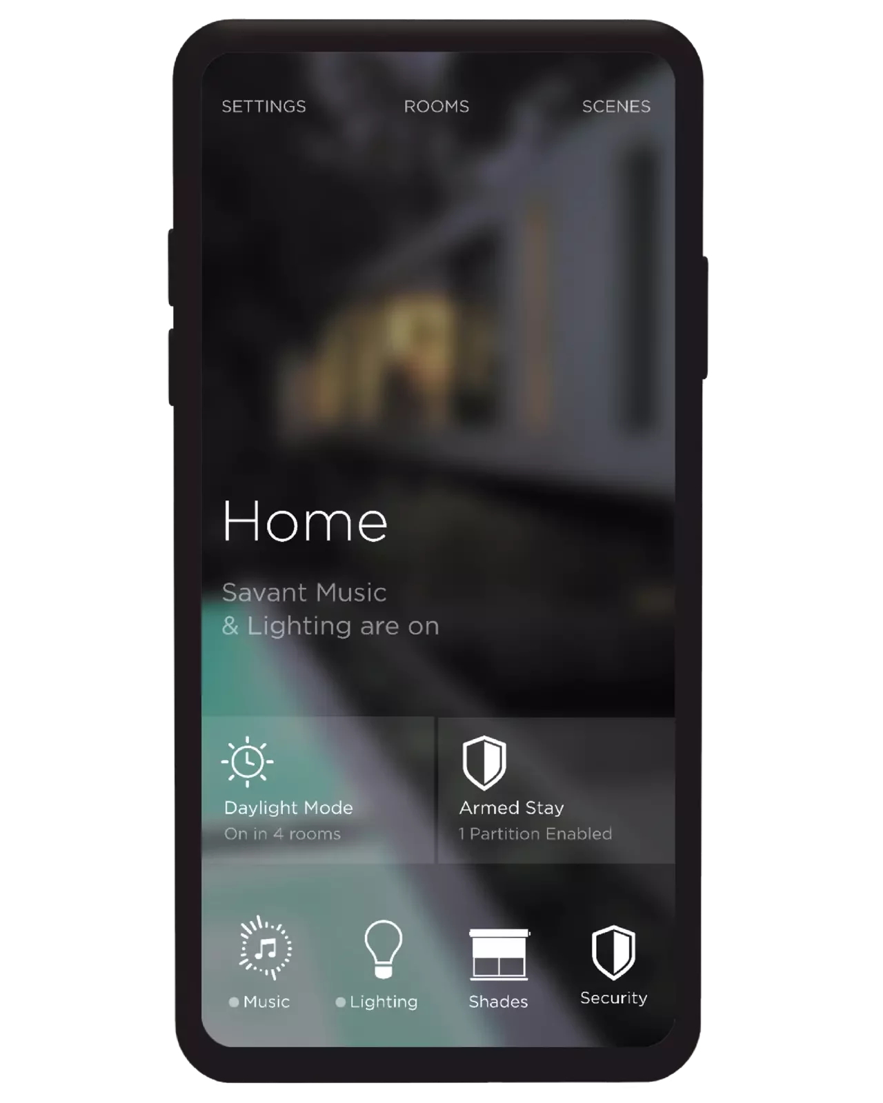 Smart phone - Savant App
