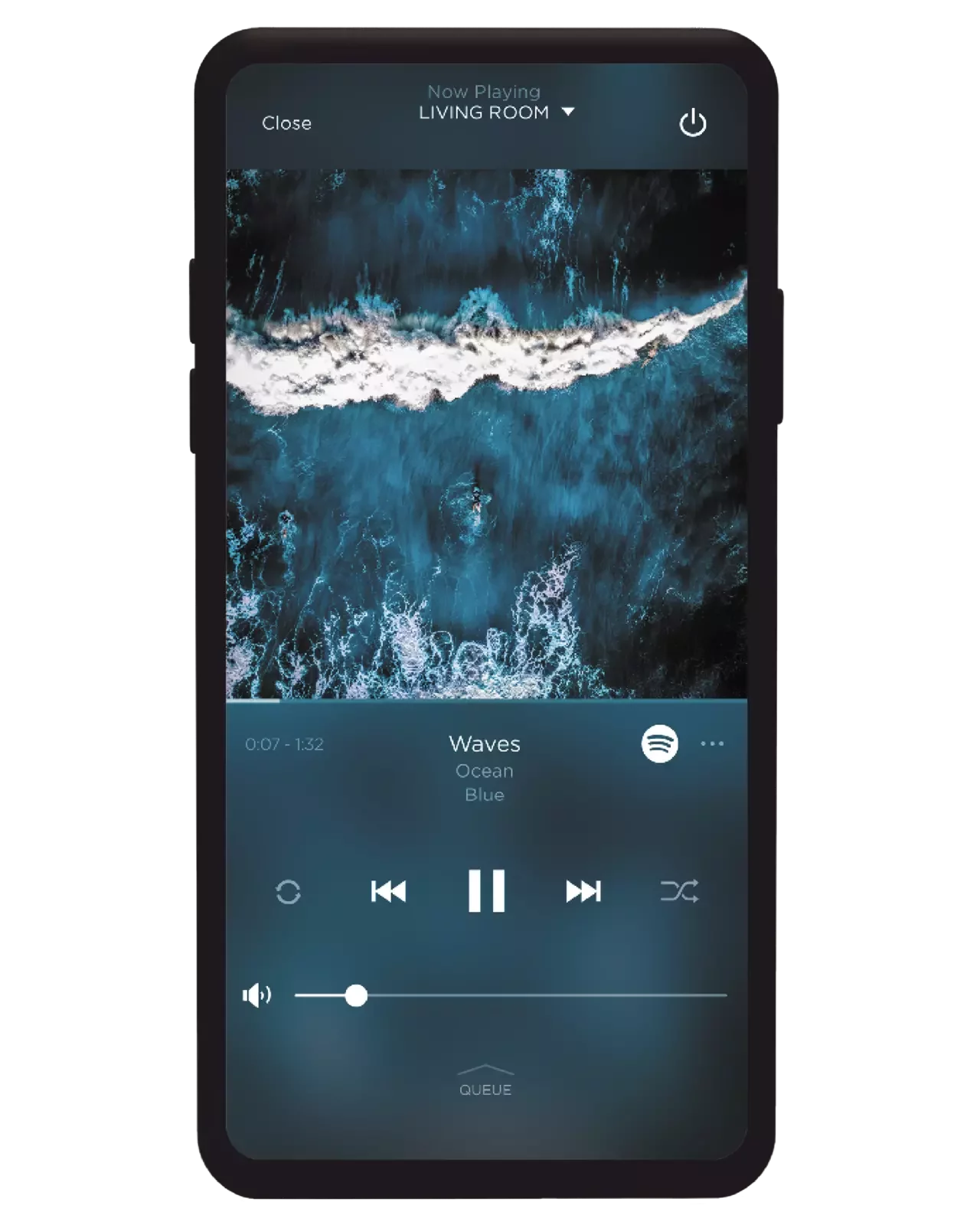 Smart phone - Savant music App