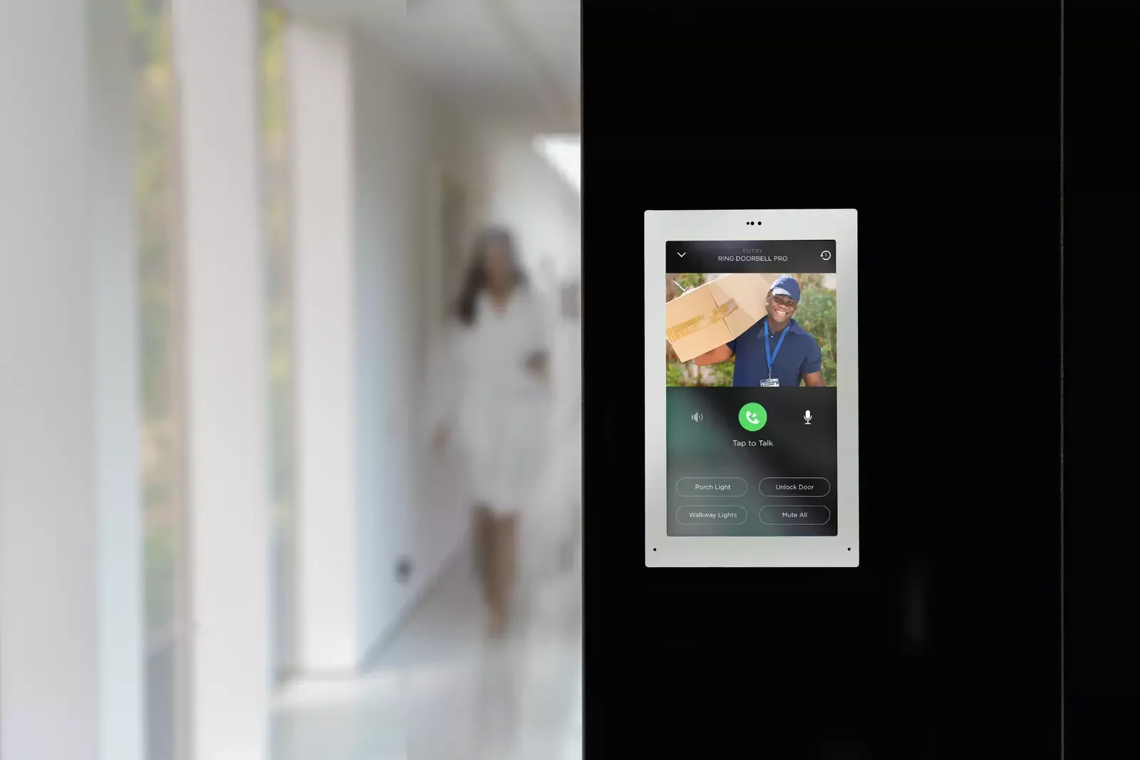 Savant touch panel custom home automation